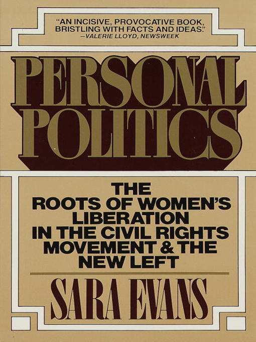 Title details for Personal Politics by Sara Evans - Available